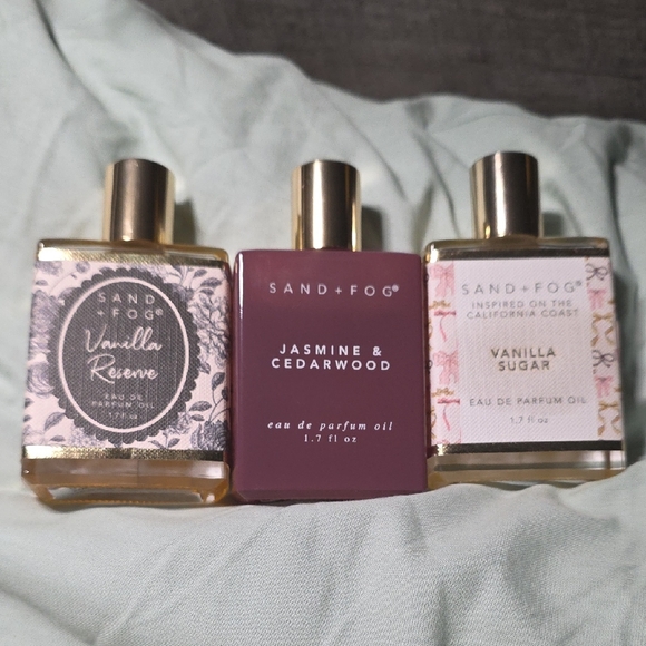 Sand + Fog Other - (( All Three Scents ))Sand + Fog Jasmine & Cedarwood Eau de Parfum Oil - Purple
